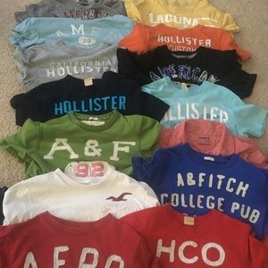 American Eagle, Hollister, Abercrombie & old navy